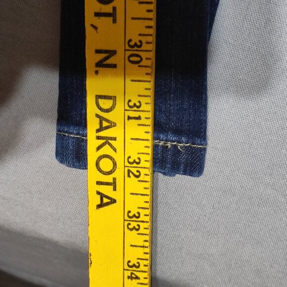 Aeropostale jeans women's size 5/6 ink blue colour Bayla skinny straight leg - Picture 10 of 12